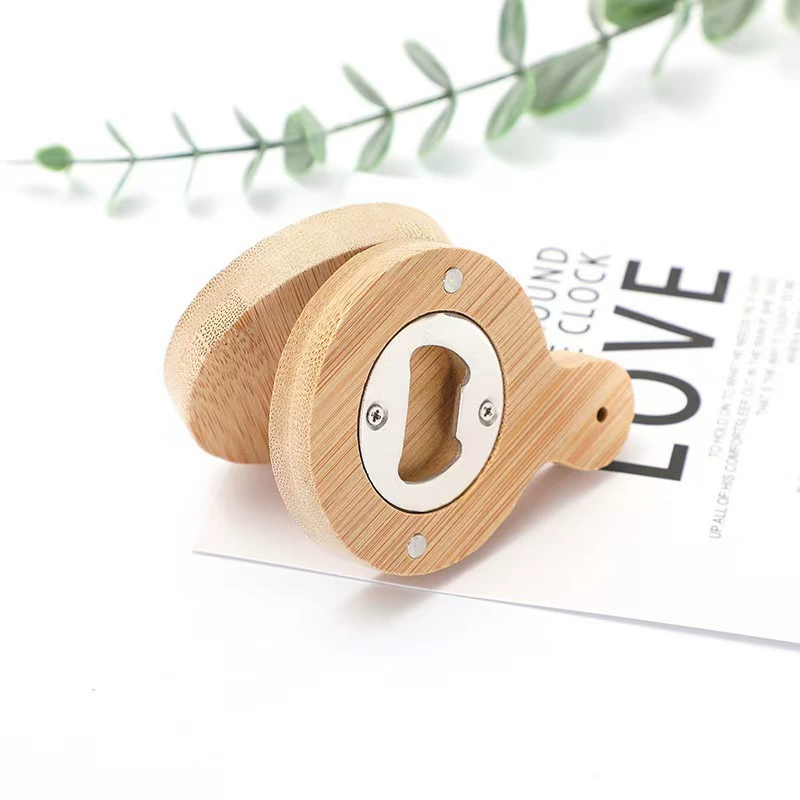 Портативная креативная открывалка для бутылок, магнитная открывалка для пивных бутылок с возможностью нанесения логотипа, магнитная наклейка на холодильник