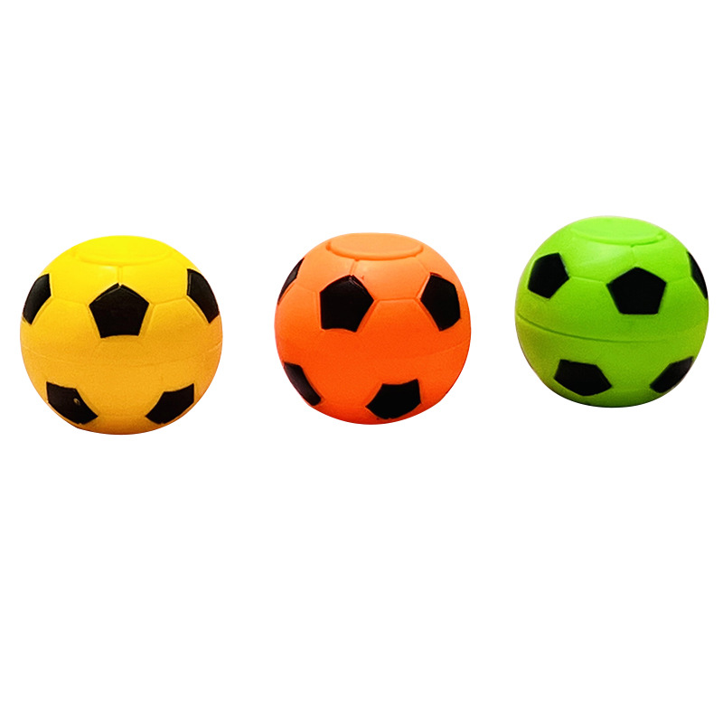 Transfronterizo DE LOS NIÑOS nostálgicos creativo descompresión dedo Gyro huevo juguete 35mm ventilación descompresión fútbol dedo Gyro