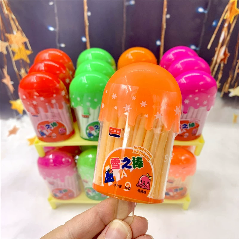Оптовая Продажа с фабрики Снежная палочка соломенные конфеты детские фруктовые конфеты кисло-сладкие школьные магазины еда для отдыха CC Le Candy