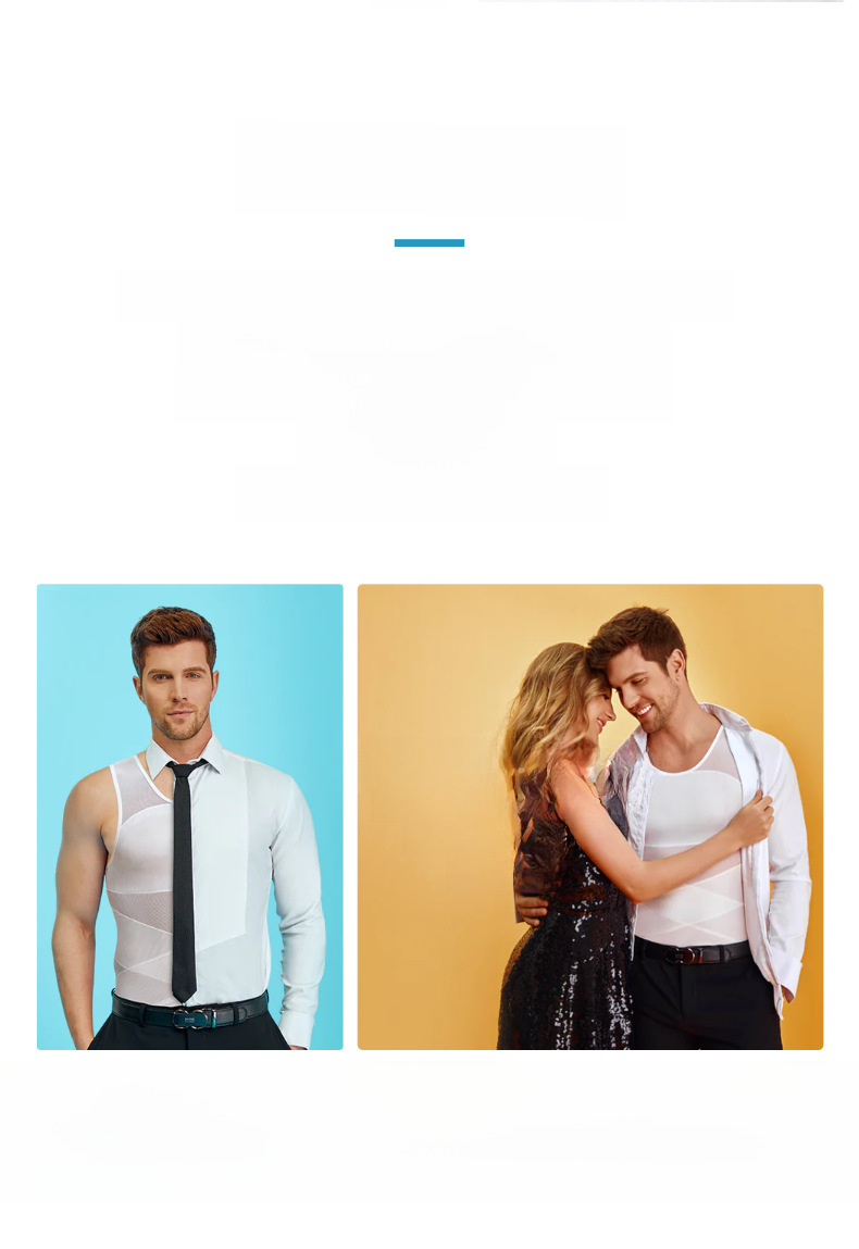 Cross-border Explosions Mesh Shaper Men's Abdominal Shaped Vest Beer Belly Killer Tunic Shaped Clothes