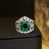 Artificial ring, micro incrustation, diamond encrusted, internet celebrity, light luxury style