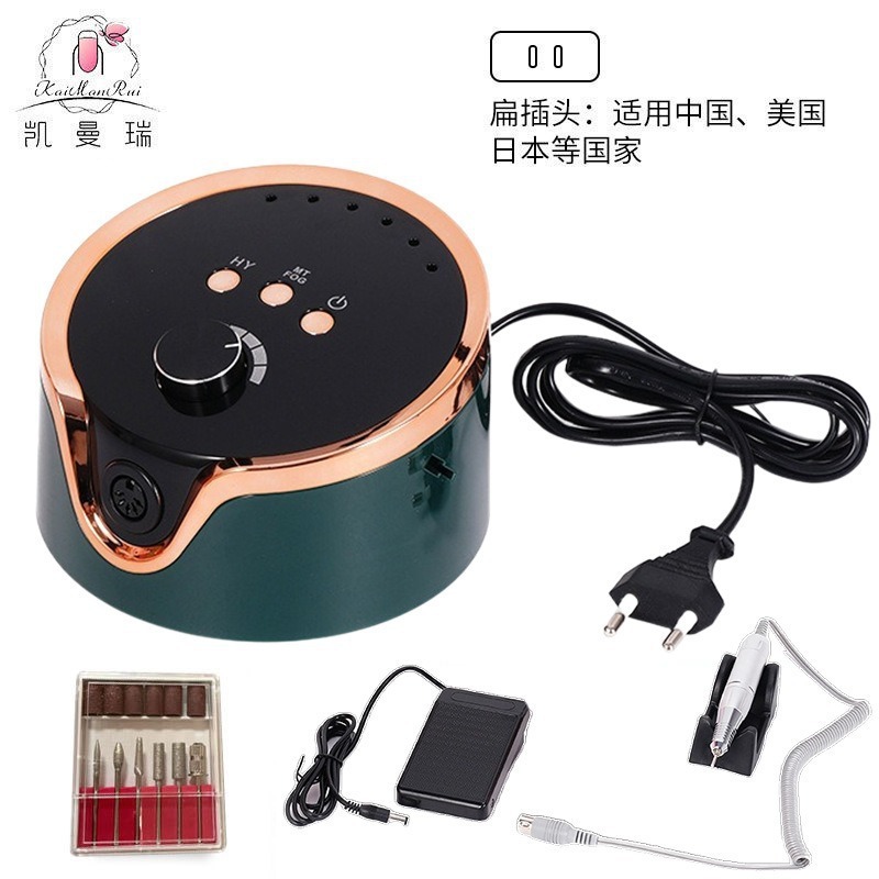 Lijadora profesional de eliminación de uñas lijadora de uñas strong-210 lijadora eléctrica de corbata de uñas de velocidad ajustable