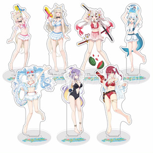 Hololive Swimsuit Large Stand Figure Nagato Nagato Minato Amamiya Tenshou Star Street Hikaru Akatsuki Acrylic Figurine in Stock