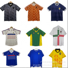 足球收藏版阿根廷球迷德国英格兰巴西苏格兰切尔西短袖潮流复古