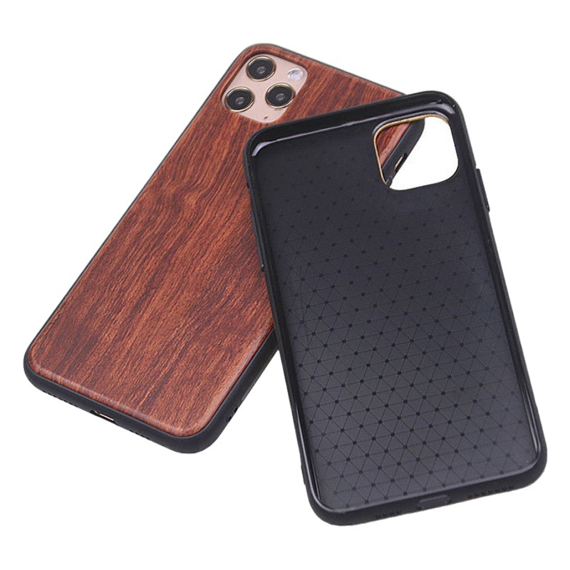 Funda de madera para iPhone 17, 16 Pro, 17 Pro Max, TPU, totalmente protectora, de madera maciza.