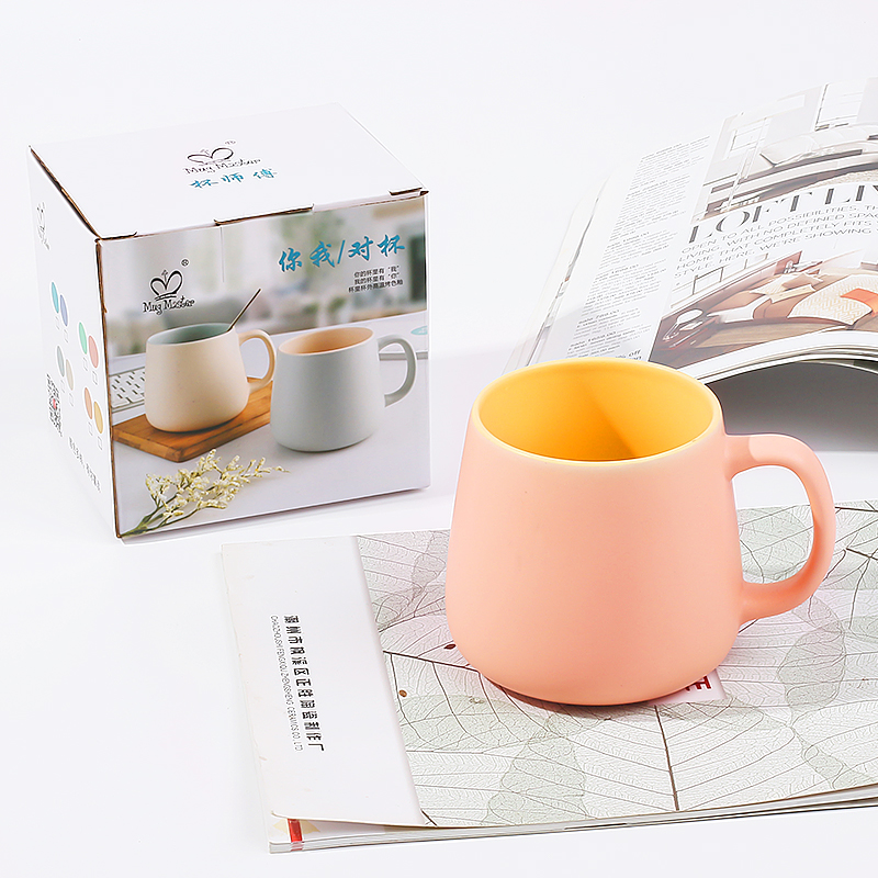 Taza de Cerámica para Pareja Cerámica Decorativo para El Hogar