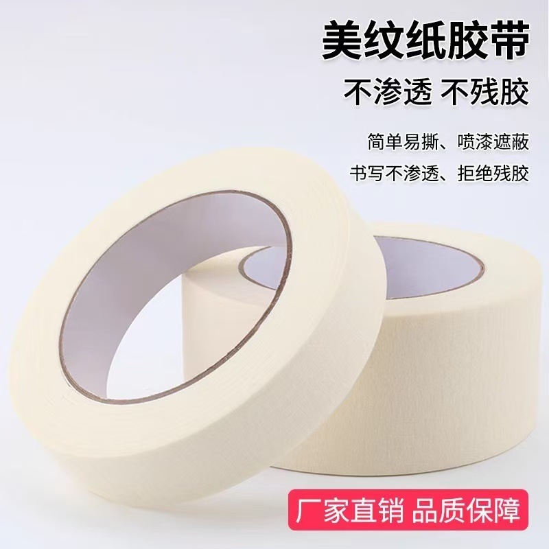 Лента малярная Meiwen белая 0.8см x 20м