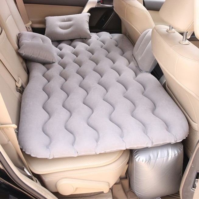 Car air mattress for the back seat of sedans, portable and comfortable for travel, quick inflation, available for dropshipping