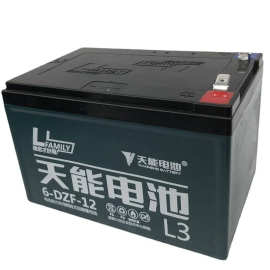 天能铅酸电池12V/24V/48V12A电动车滑板车轮椅电瓶单个照明喷雾器