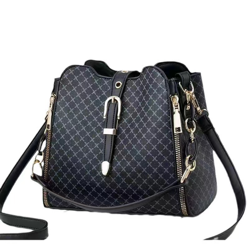 Bolso Tipo Cubo Vintage para Mujer de PU para Uso Diario