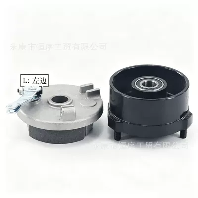 Atv Beach Vehicle Little Bull Little Dinosaur Front Brake Dual Brake Drum Brake Three-Hole 78mm Drum Brake (Other brake systems) - brake-drum-l-left