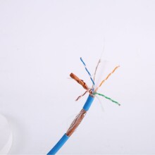 厂家直供6类4芯8芯带电源一体网线六类纯无氧铜监控室外网线足米