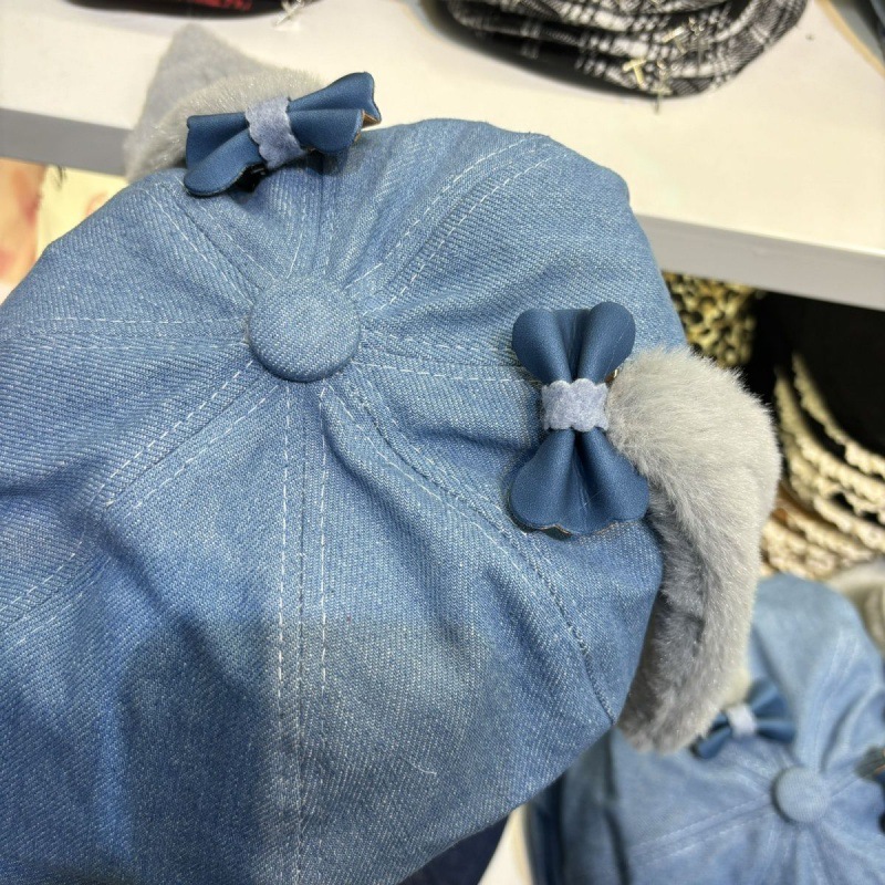 Cowboy Beret Forward Women's Lace Face Revealing Painter's Big Head Octagonal Hat Versatile New Style_voghion.com