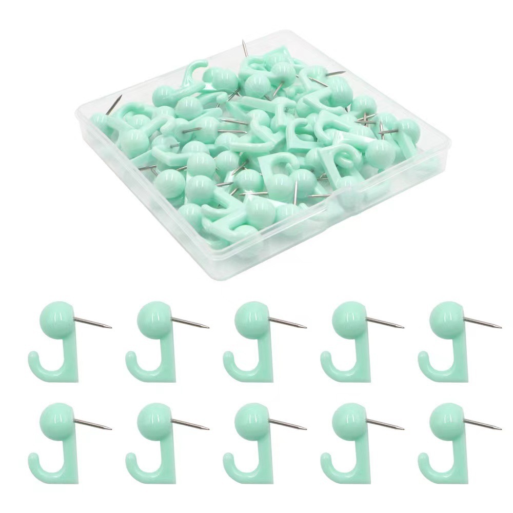 Suministro directo de fábrica de origen, gancho de color macarrón, chincheta de foto, chincheta de fijación de corcho de pared, chincheta de clavo