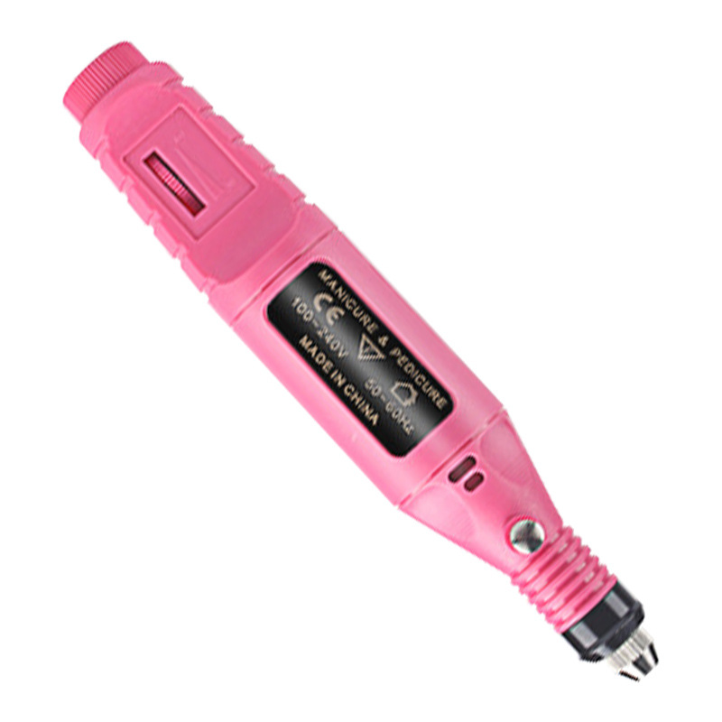 Pulidora de uñas eléctrica tipo bolígrafo, mini pulidora de uñas portátil USB, removedor de esmalte de uñas