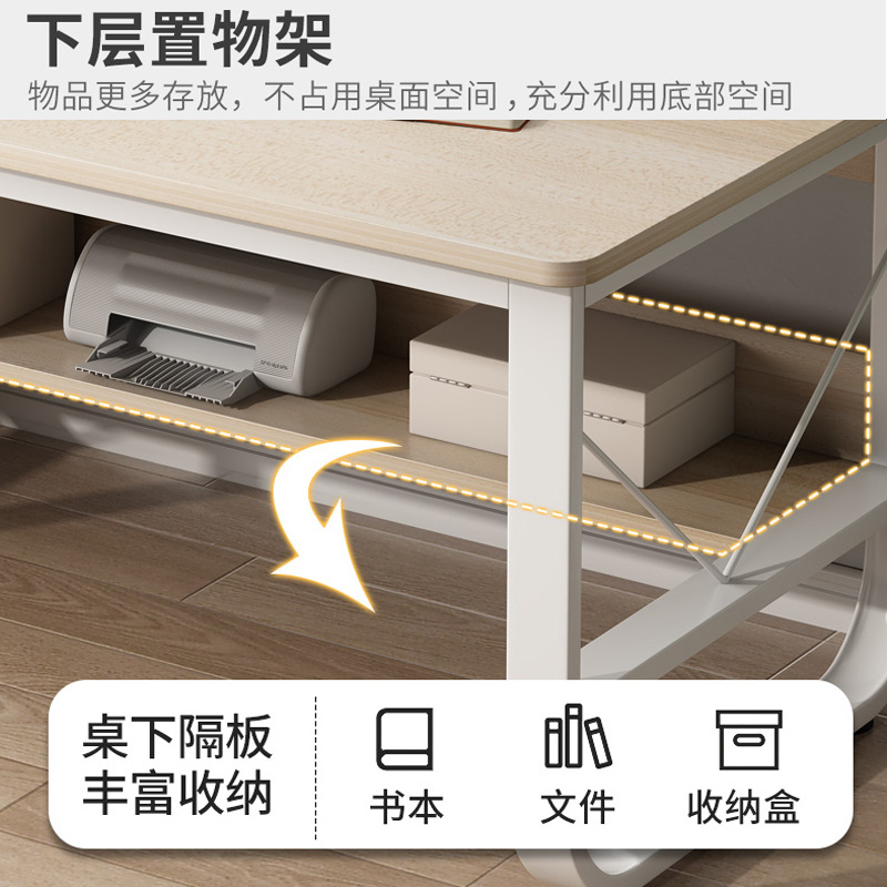 Escritorio de computadora con escritorio de estantería Escritorio de estudio en casa del estudiante escritorio simple escritorio Banco DE TRABAJO