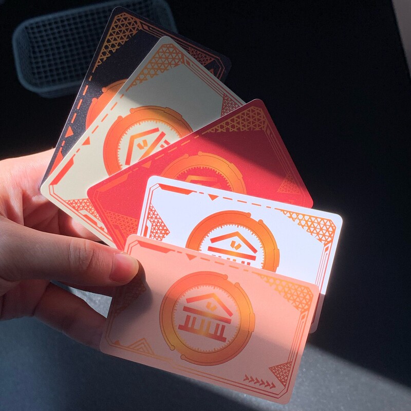 和平精英周边金库钥匙卡nfc房卡至尊黑卡NFC黑卡红卡启动卡PVC|undefined