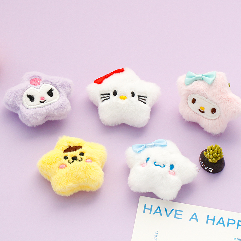스타멜로디 키티 고양이 산리오 브로치 머리장식 스카프 의류 신발 양말 의류 액세서리 장식품 만화 캐릭터