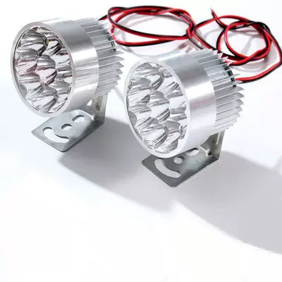 Motorcycle tail — electric vehicle headlight, super - 9-beads-high-brightness-2-pieces-screws-included