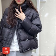 冬季面包羽絨服女學生韓版寬松加厚保暖學院風立領高顏值短款外套