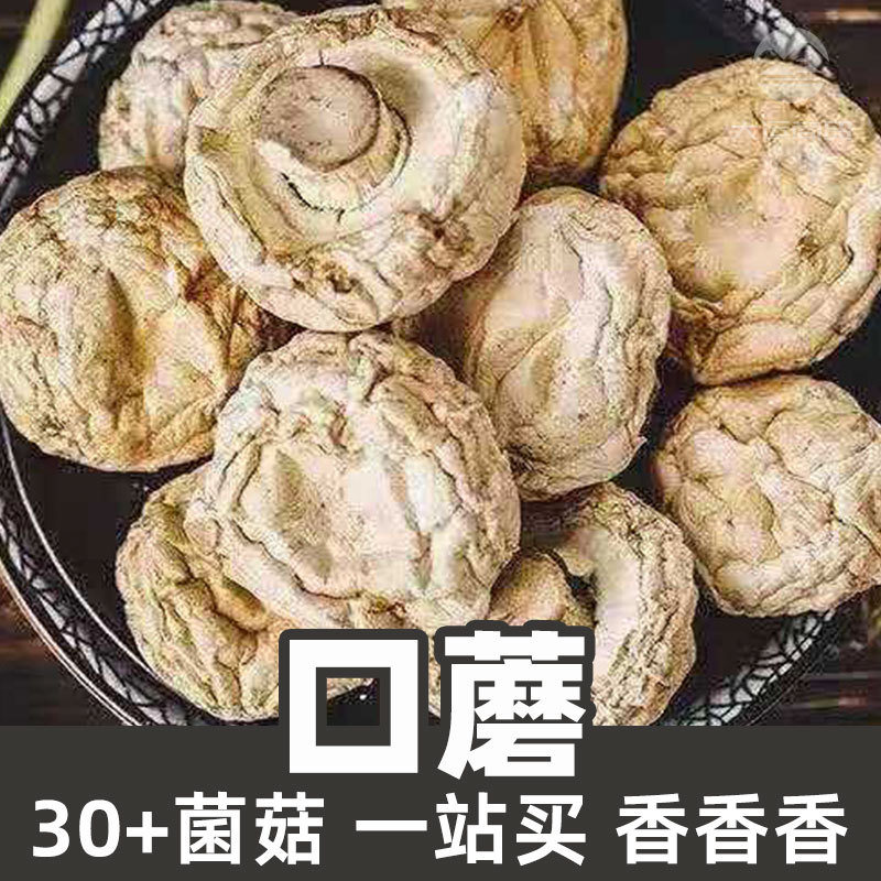 口蘑1kg食品级菌菇原料干散货mushroom