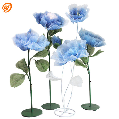 New Model Wedding Prop for Multiple Realms - Large Wedding Paper Flower Decorative Stage Setting with Mechanical Automatic Opening and Closing Flowers