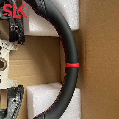 Steering wheel Version Leather D-Shaped Steering
