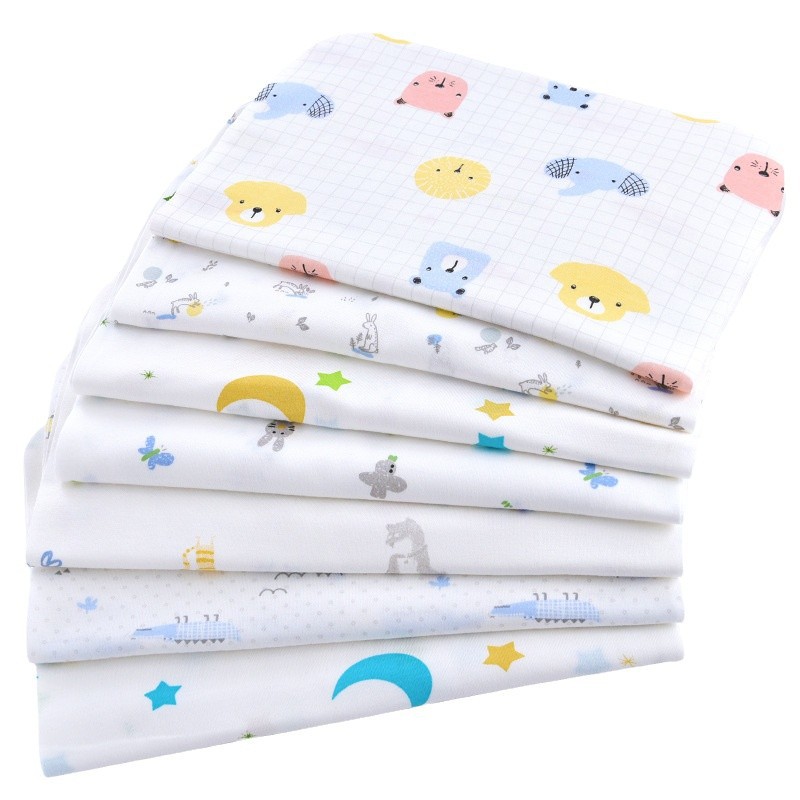 Pañales recién nacidos de algodón, pañales de mesón para bebés, pañales de diafragma lavables, pañales de orina de algodón, mostaza para bebés