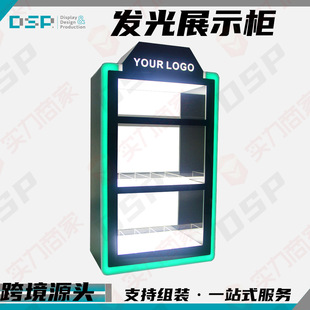 Dongguan Source Manufacturer Customized Display Cabinet Multi-Layer Luminous Acrylic Display Cabinet Product Sales Storage Cabinet