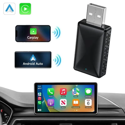 Cross-Border Carplay Box Apple 2-in-1 Android Wireless Carplay Car-Machine Interconnection Module Auto Box (Simsiz CarPlay və Android Auto) - wireless-carplay-plus-android-auto-2-in-1