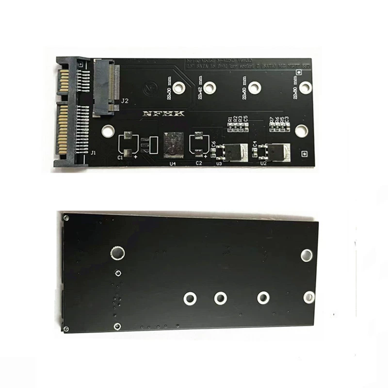 Адаптер SATA3 NGFF в SATA для компьютера, плата-адаптер M.2 SATA протокол для SSD
