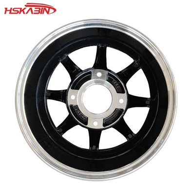 Off-road motorcycle ATV ATV10 inch 12 inch small tadpole front and rear aluminum wheel hub wheel rim aluminum ring (Motorcycle wheel hub)