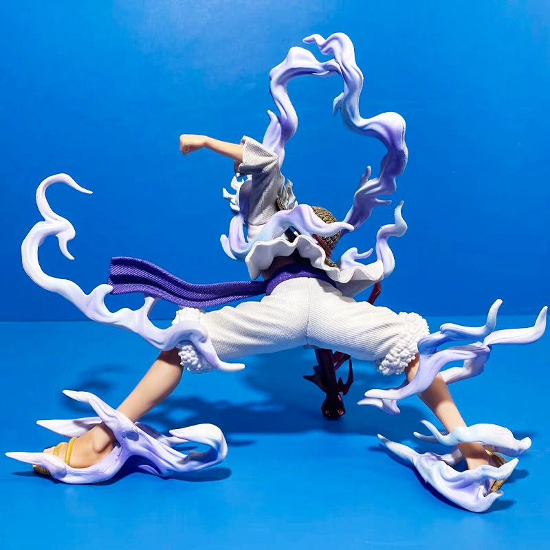 One Piece Солнце Бог 001 Пять —gear Ника Летающая Красная Белая Штаны Приседания Аниме Рука -Модель Офиса