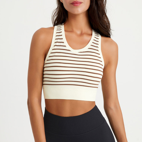 Cross-border Internet celebrity new high-strength shock-proof sports bra bra women's running fitness yoga vest one-piece cup
