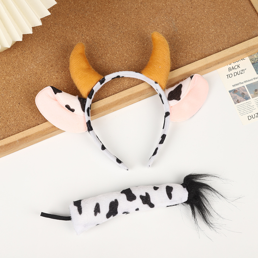 Costume de Halloween transfronterizo Cuerno de toro Demonio Fiesta temática Fiesta de baile de maquillaje Propósito de espectáculo