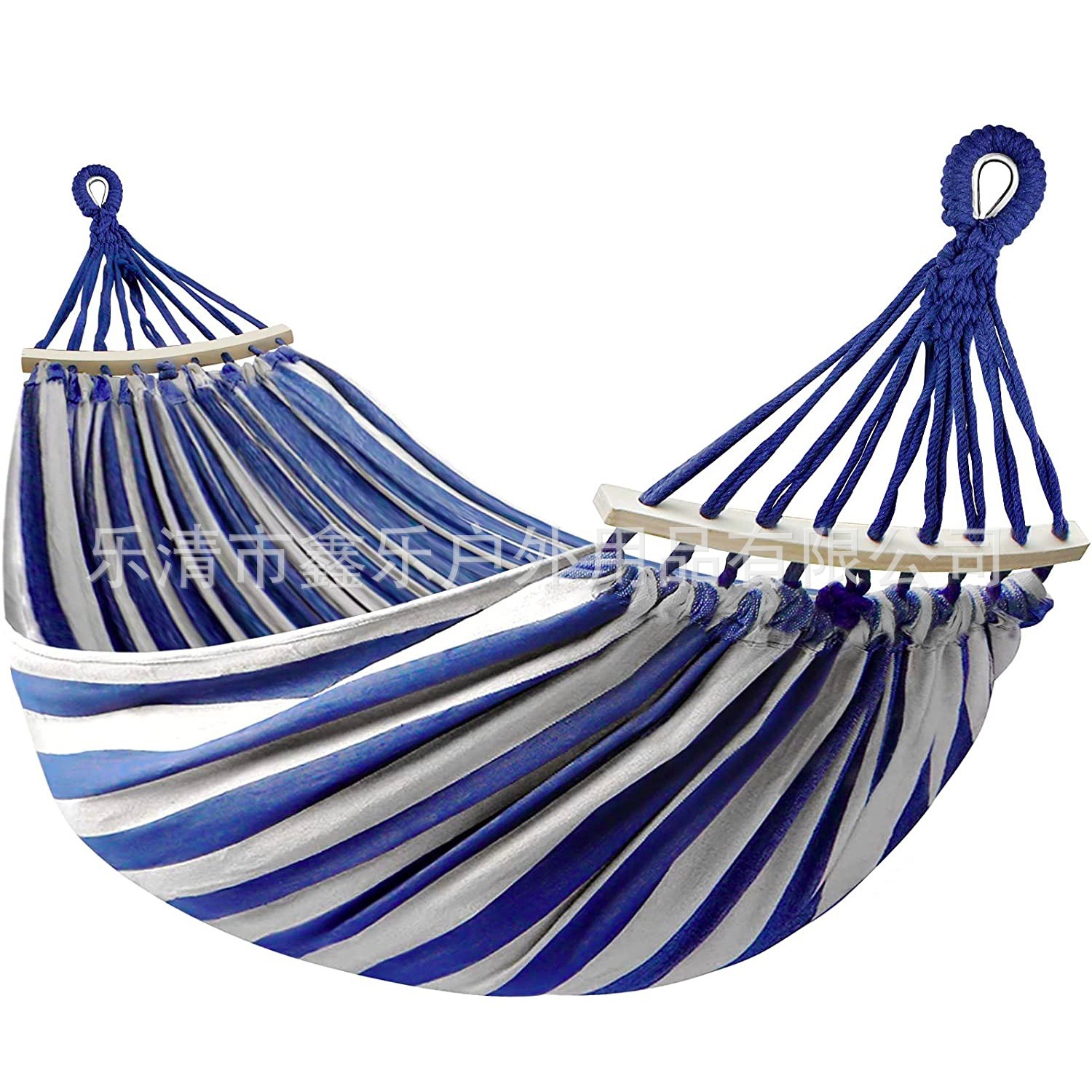 wooden doulbe hammock