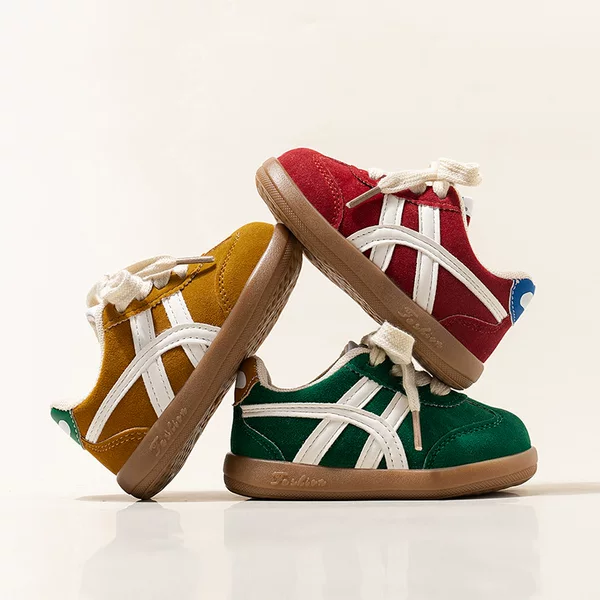 Children's training shoes 2024 spring and autumn new boys and girls baby sneaker soft bottom casual shoes infant toddler shoes