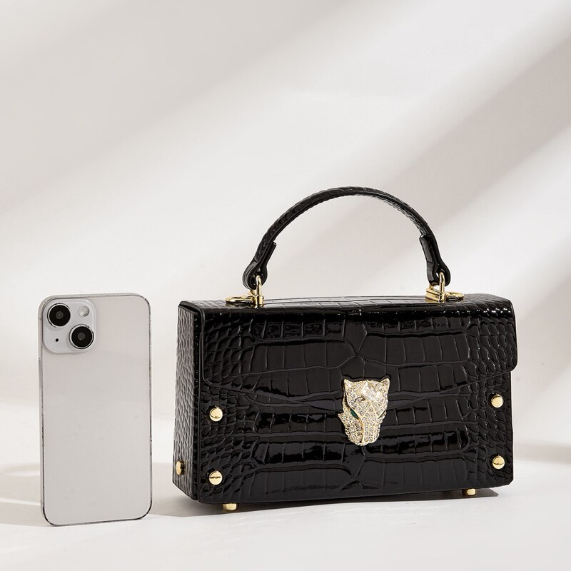 2025 New Crocodile Belly Women's Shoulder Bag Casual Real Crocodile Belly Leather Cross-Body Bag Fashionable and Atmospheric Women's Bag 2025 New Crocodile Belly Women's Shoulder Bag Casual Real Crocodile Belly Leather Cross-Body Bag Fashionable and Atmospheric Women's Bag