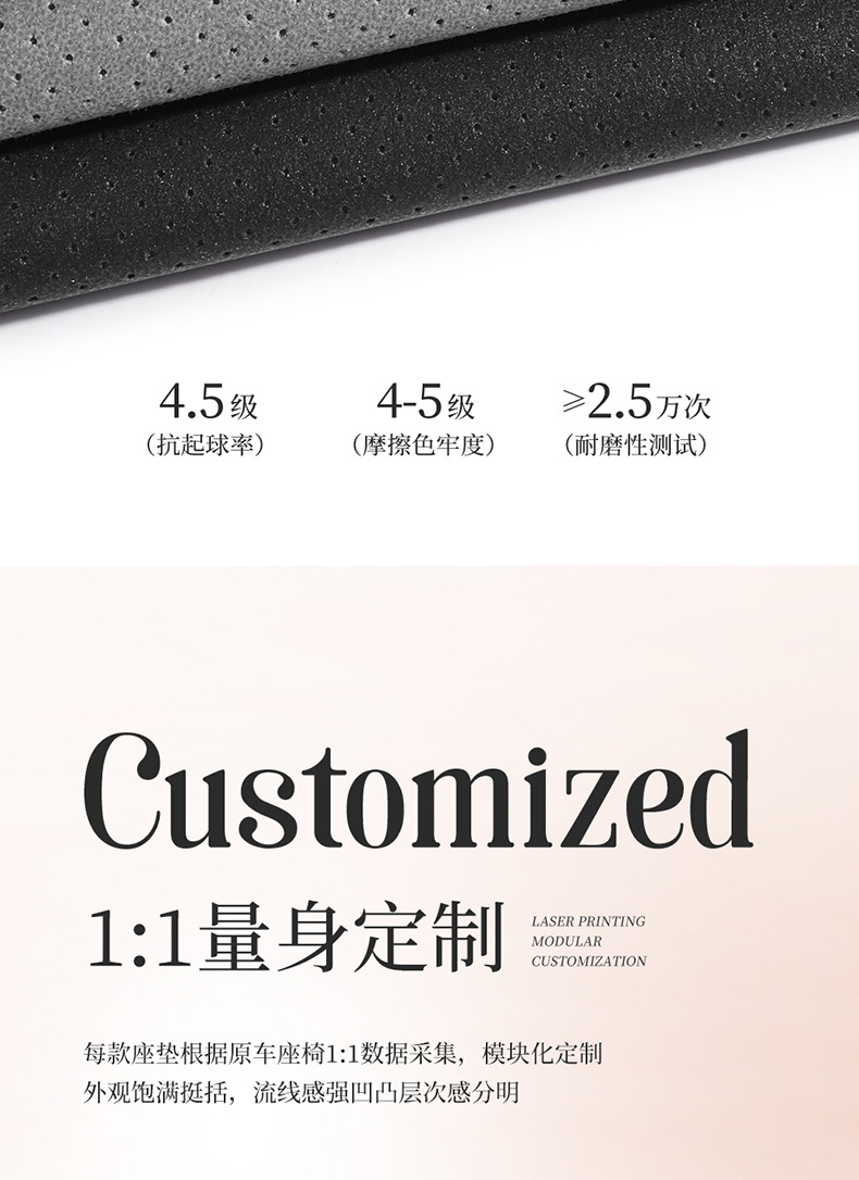 Suitable for Geely Starship 7 car seat covers, all-season tech fabric seat covers, Galaxy Starship 7 EM-i perforated seat covers