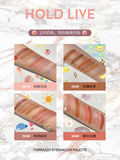 HOLD LIVE Матовые палетка теней, блестки для ногтей, тени для век, в коричневых тонах, подходит для начинающих