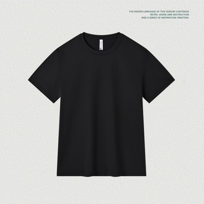 [速乾涼感短T]迪 * 特抗菌吸湿速乾純色運動丸襟tシャツ男性速乾半袖|undefined