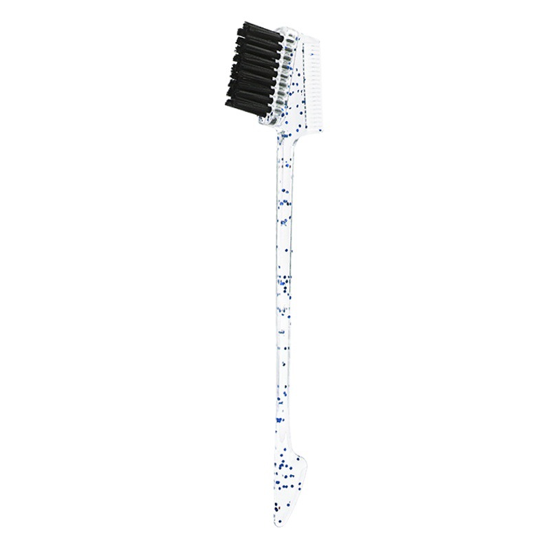 Meiji factory three-head eyebrow brush cleaning brush hair dyeing brush hairline comb brush broken hair edge brush eyelash brush foreign trade