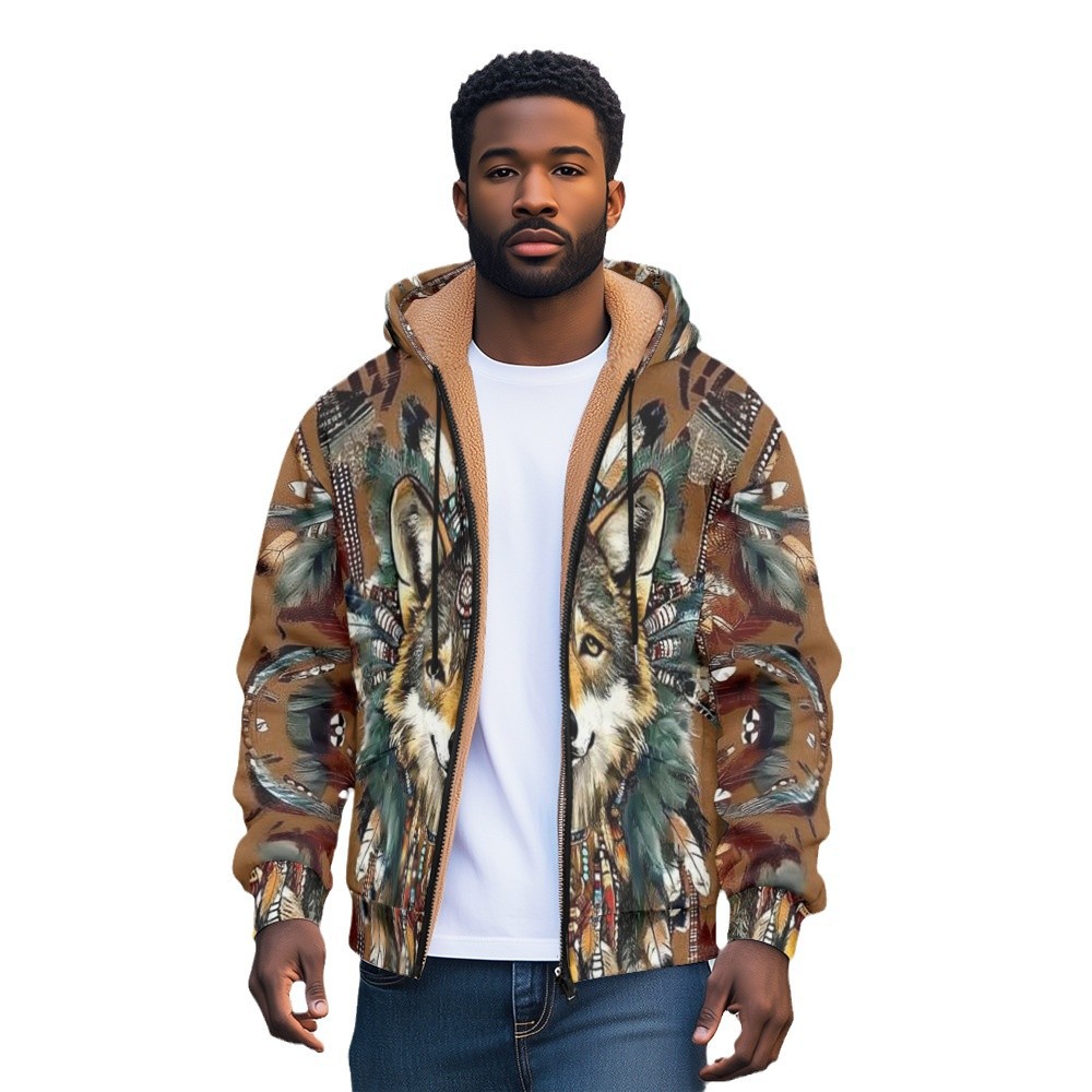 Nuevo estilo de alta calidad 2024 otoño suéter con capucha con cremallera suelta para hombre estilo de Hong Kong abrigo de estilo personalizado MF12