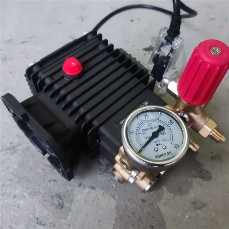 意大利洗车机泵头总成大流量泵头高压泵头总成一套纯铜关停机