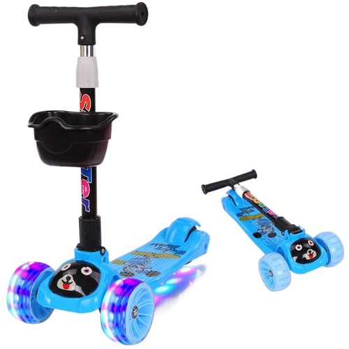滑板车儿童1-3-6-12岁可坐可滑宝宝玩具滑滑车小孩单脚踏板溜溜车