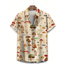 G 62230 Mushroom print shirt Ģ��ӡ�������ĳ����羳����