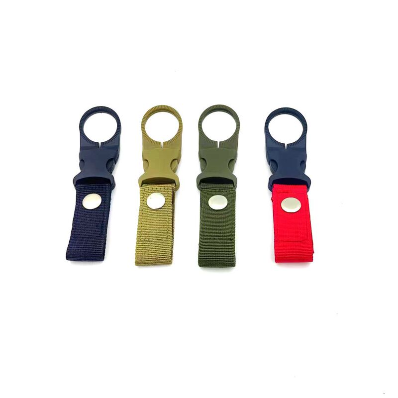 Outdoor Tactical Water Bottle Hanging Buckle Beverage Bottle Water Bottle Nylon Belt Hanging Buckle Backpack Small Water Bottle Fixed Buckle Wholesale