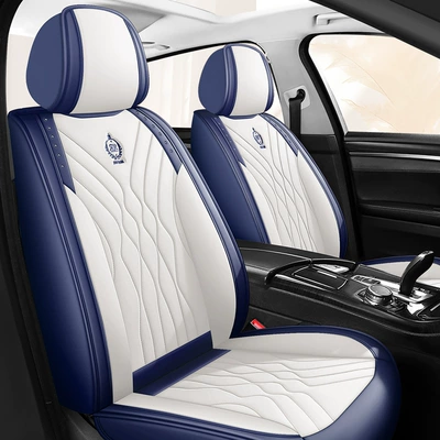 New Napa Full Leather Full Surround Car Seat Cover for All Seasons Ice Silk Car Universal Seat Cover