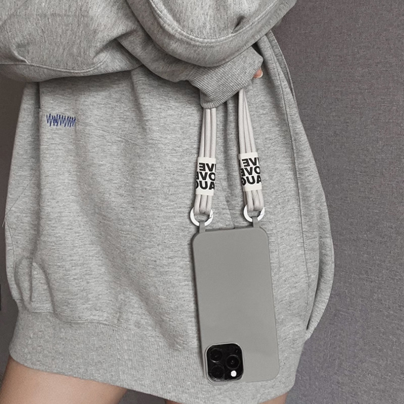 Compatible With Fruit 15 Phone Case New Crossbody Strap Lanyard IPhone 17 Pro Max Niche High-end Protective Cover_voghion.com