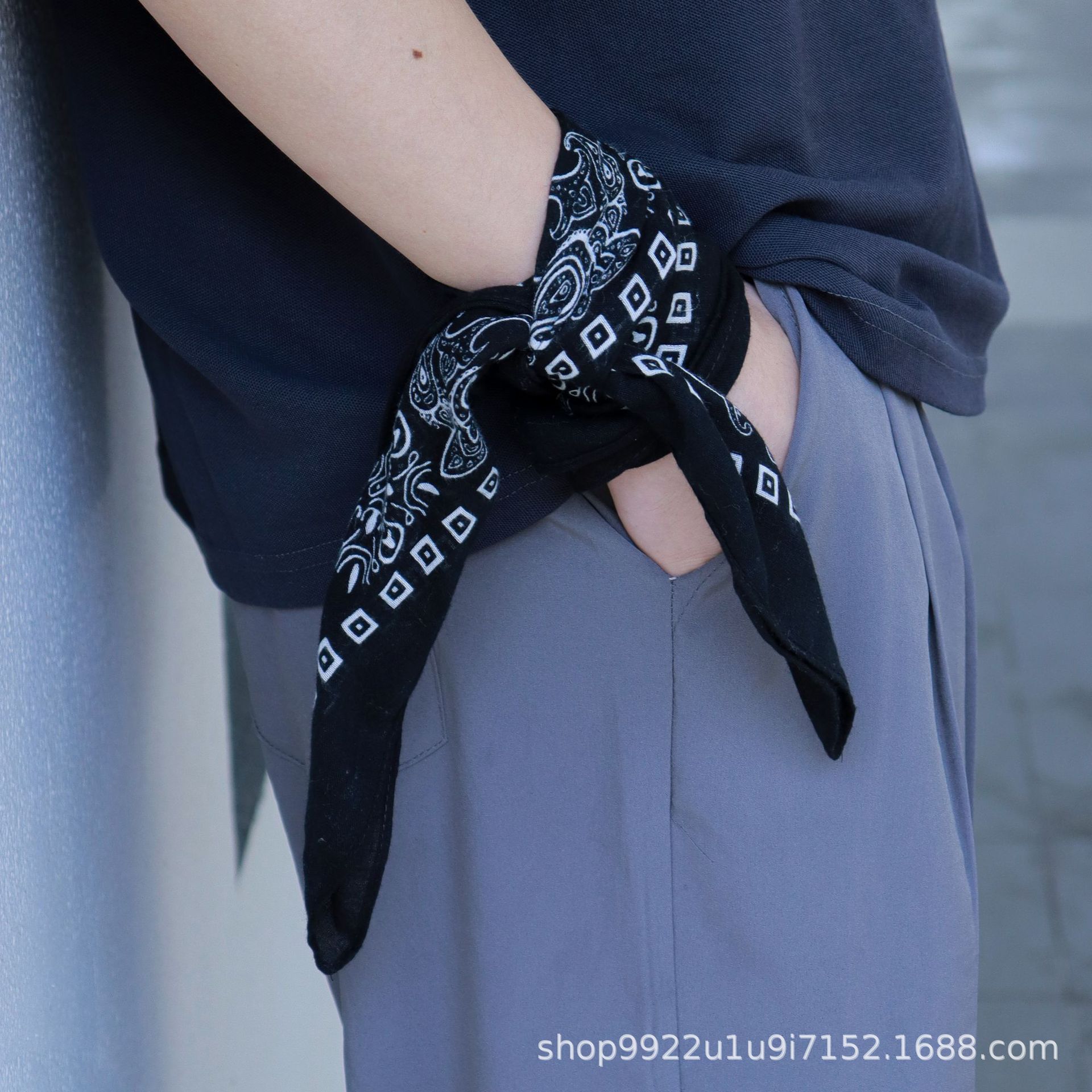 2023 nuevo 50cm algodón bufanda anacardo impresión ameikaji bufanda pequeña bufanda cuadrada de las mujeres retro estilo étnico